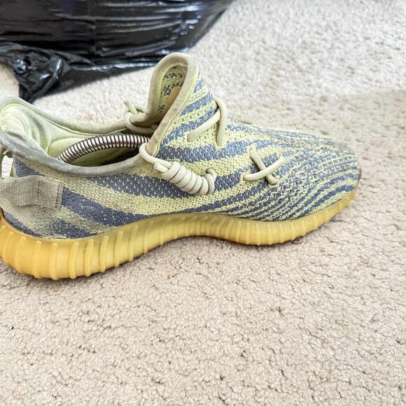 Authentic Adidas YEEZY Boost 350 V2 Semi-Frozen Yellow B37572 Sneakers Sz.9.5 - Picture 11 of 12